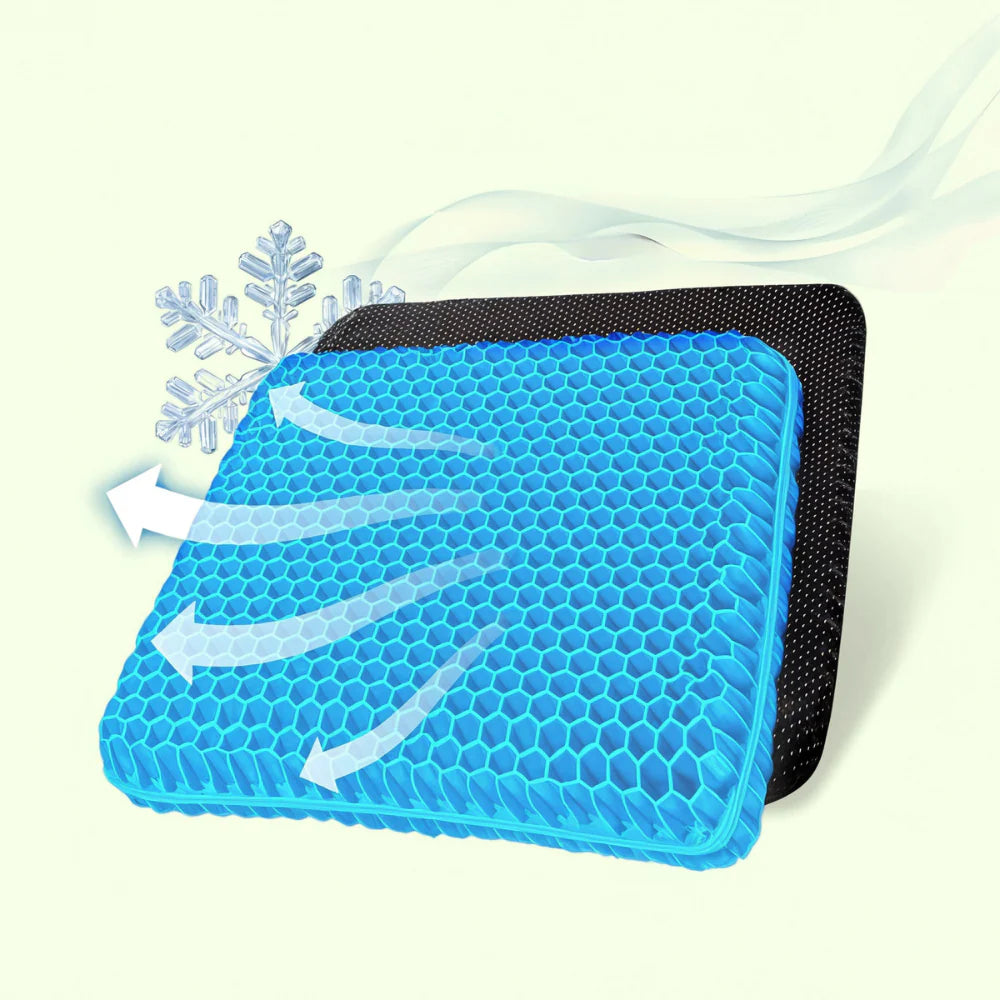 Egg Gel Seat Cushion – Non-Slip Honeycomb Design