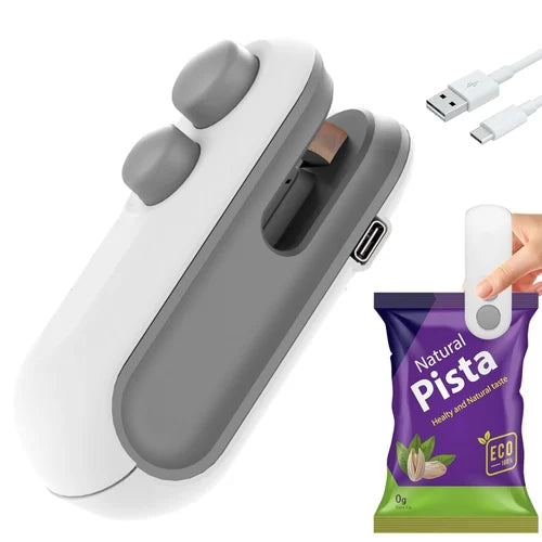 Mini Heat Bag Sealer – USB Rechargeable