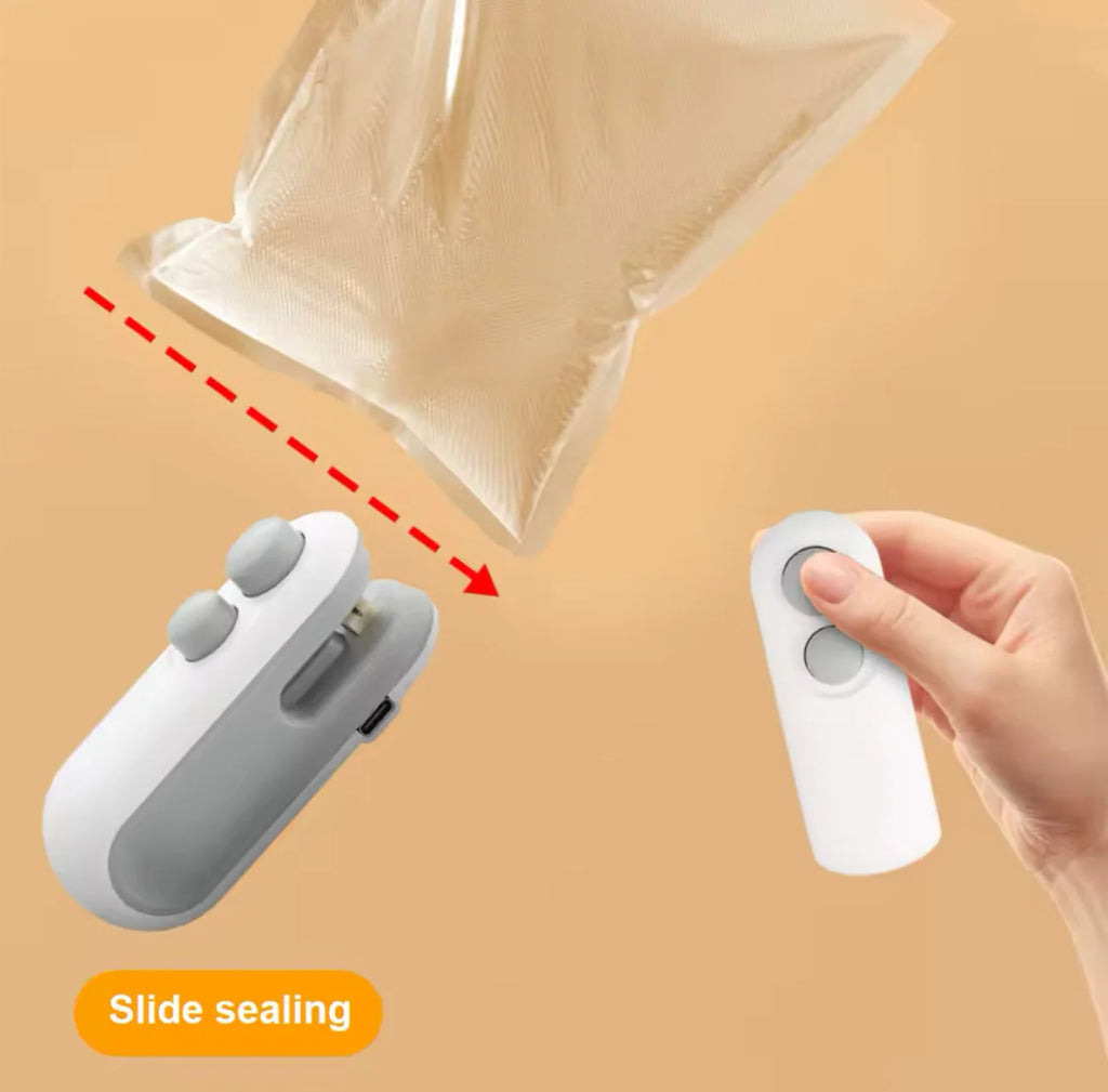 Mini Heat Bag Sealer – USB Rechargeable