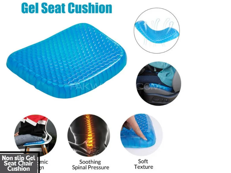 Egg Gel Seat Cushion – Non-Slip Honeycomb Design
